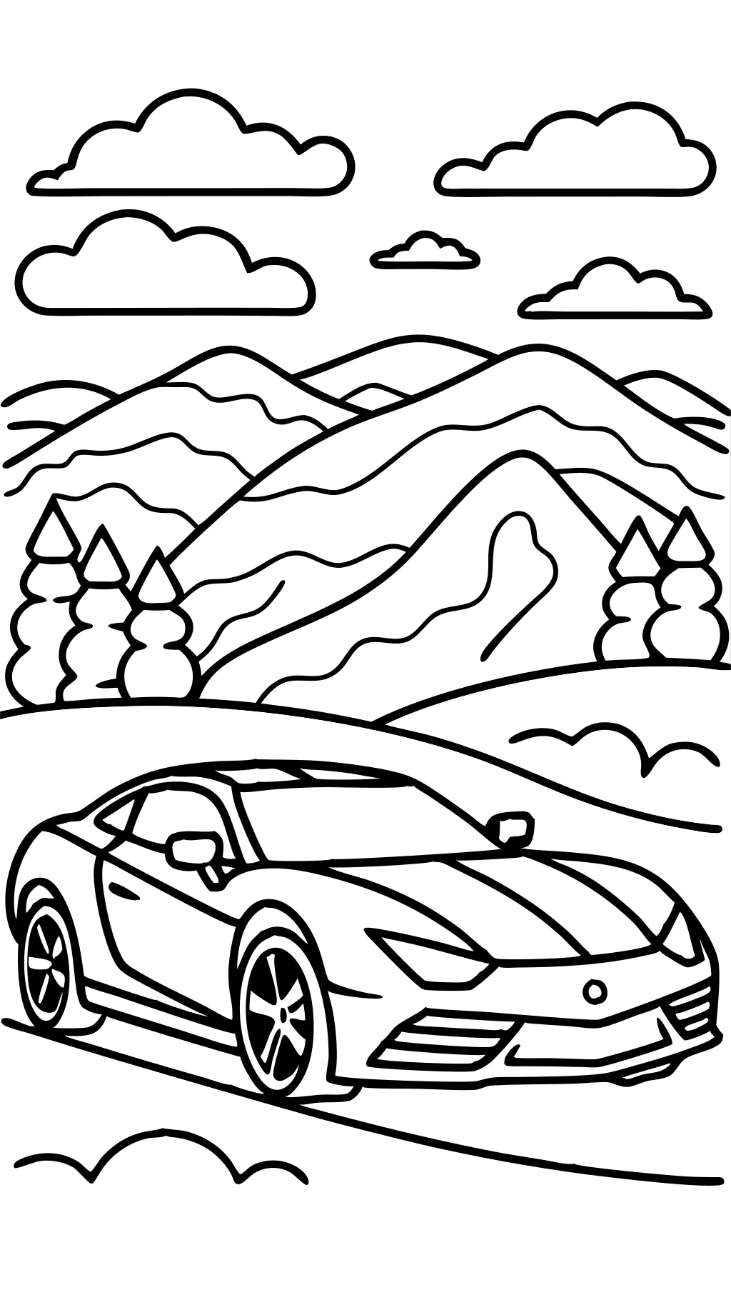 coloriage de la voiture Lamborghini